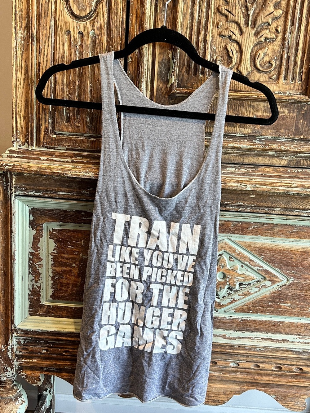 American Apparel Gray Racerback Tank Top